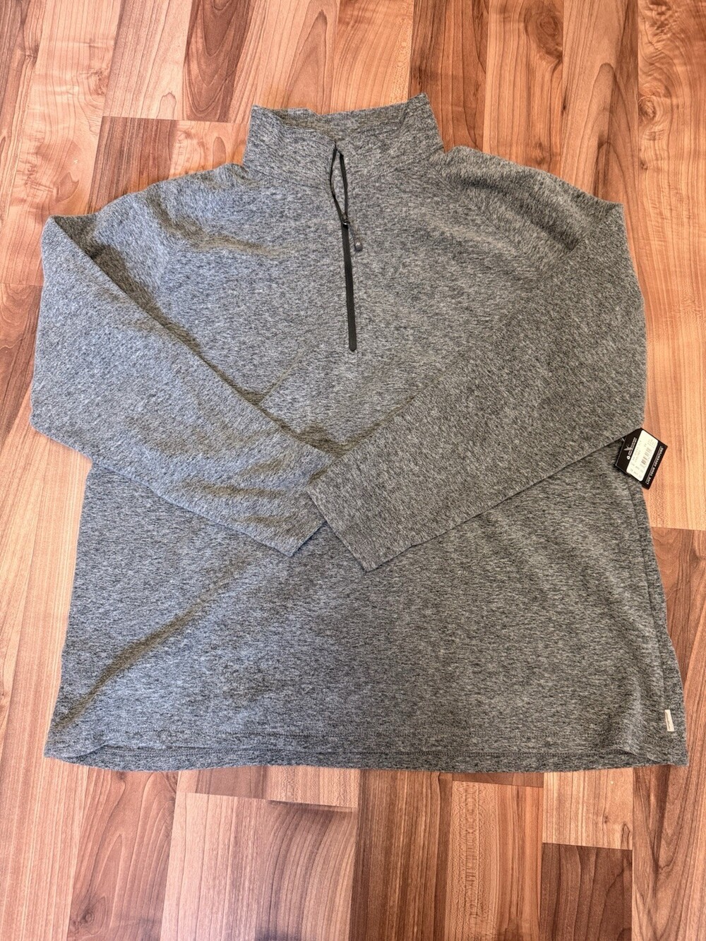 Eddie Bauer Women’s Fast Fleece 1/4 Zip Jacket Size 2XL Gray Pullover NWT